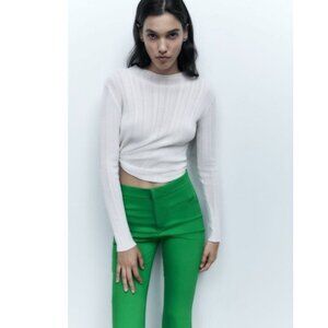 ZARA Mini Flare Crop Pant